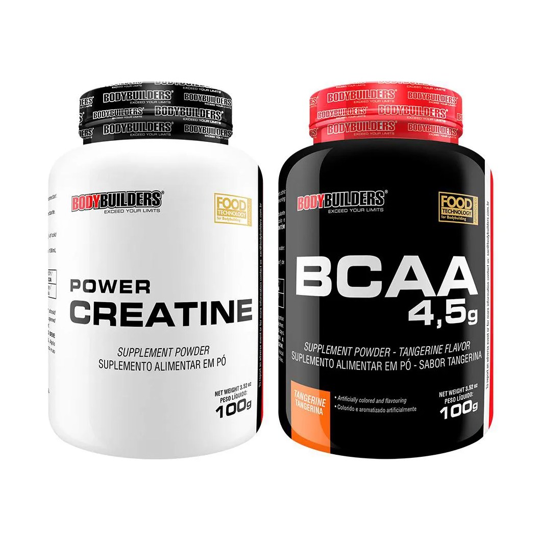 Kit Bcaa 4,5 100g + Power Creatina 100g – Bodybuilders