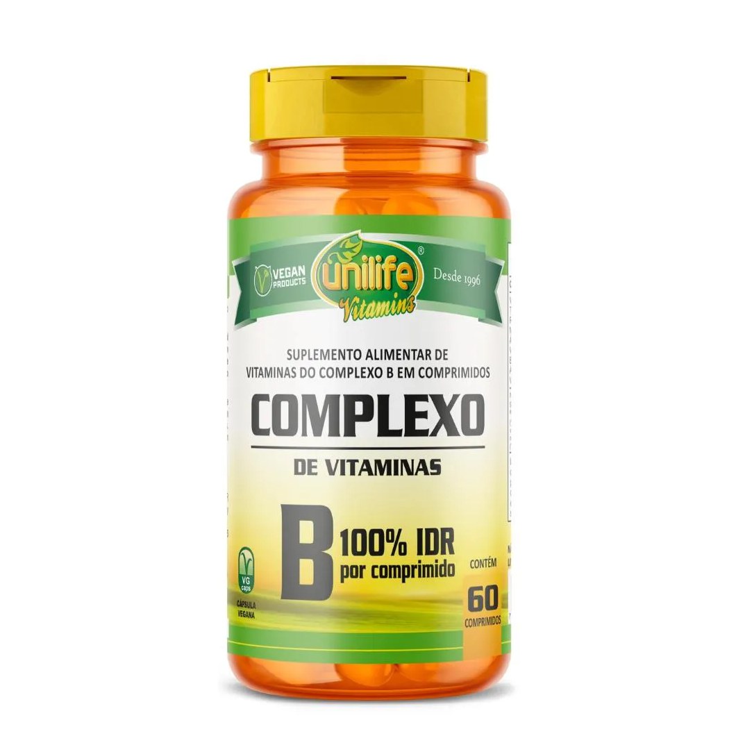 Complexo B 60 comprimidos 500mg Unilife