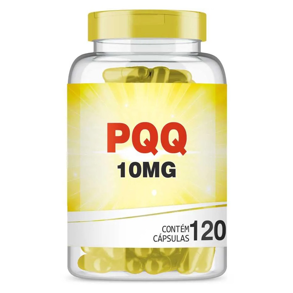Pqq 10mg Poderoso Antienvelhecimento com 120 cápsulas