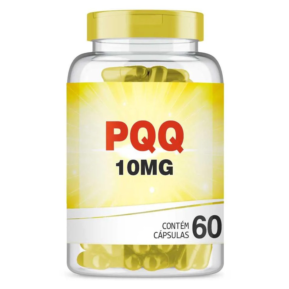 Pqq 10mg Poderoso Antienvelhecimento com 60 cápsulas
