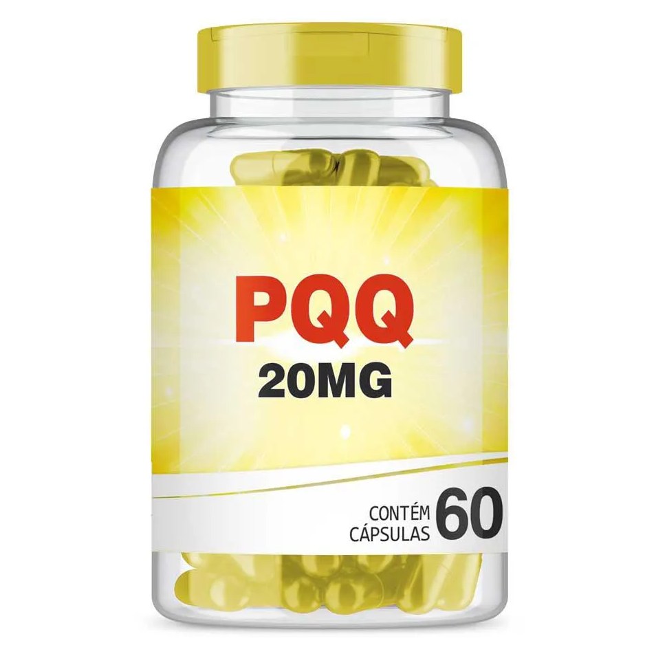 Pqq Pirroloquinolina Quinona 20mg com 60 cápsulas