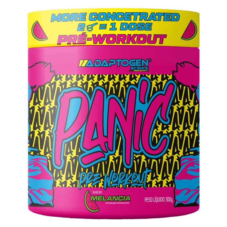 Panic Pré-workout (300g) - Sabor: Melancia