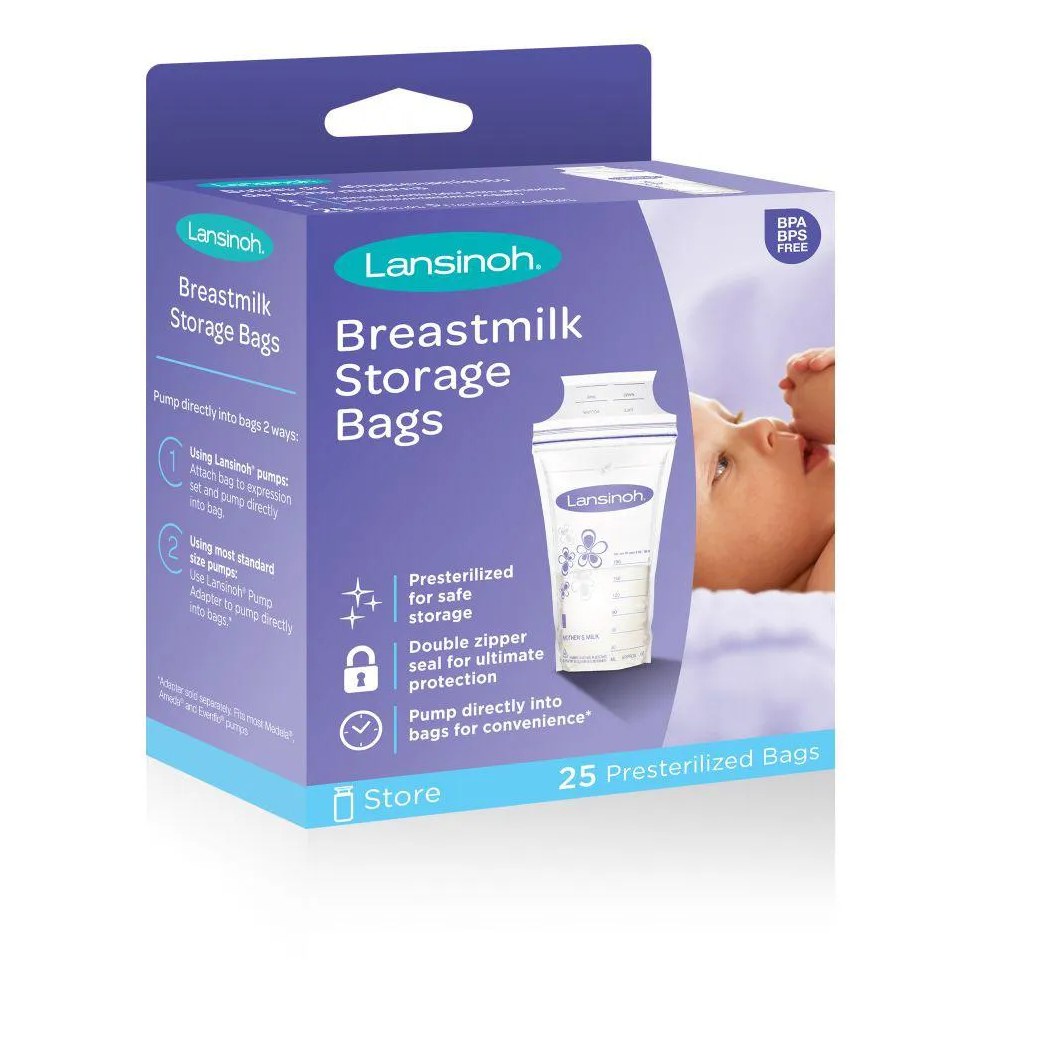 Saco de Armazenamento de Leite Lansinoh - 25 Unidades
