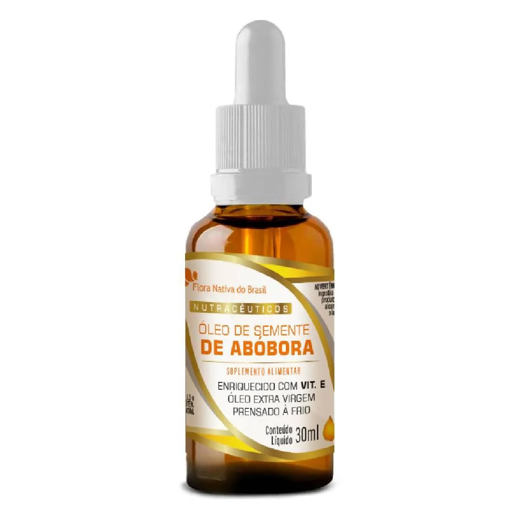 Óleo de Semente de Abóbora em Gotas 30ml - Flora Nativa