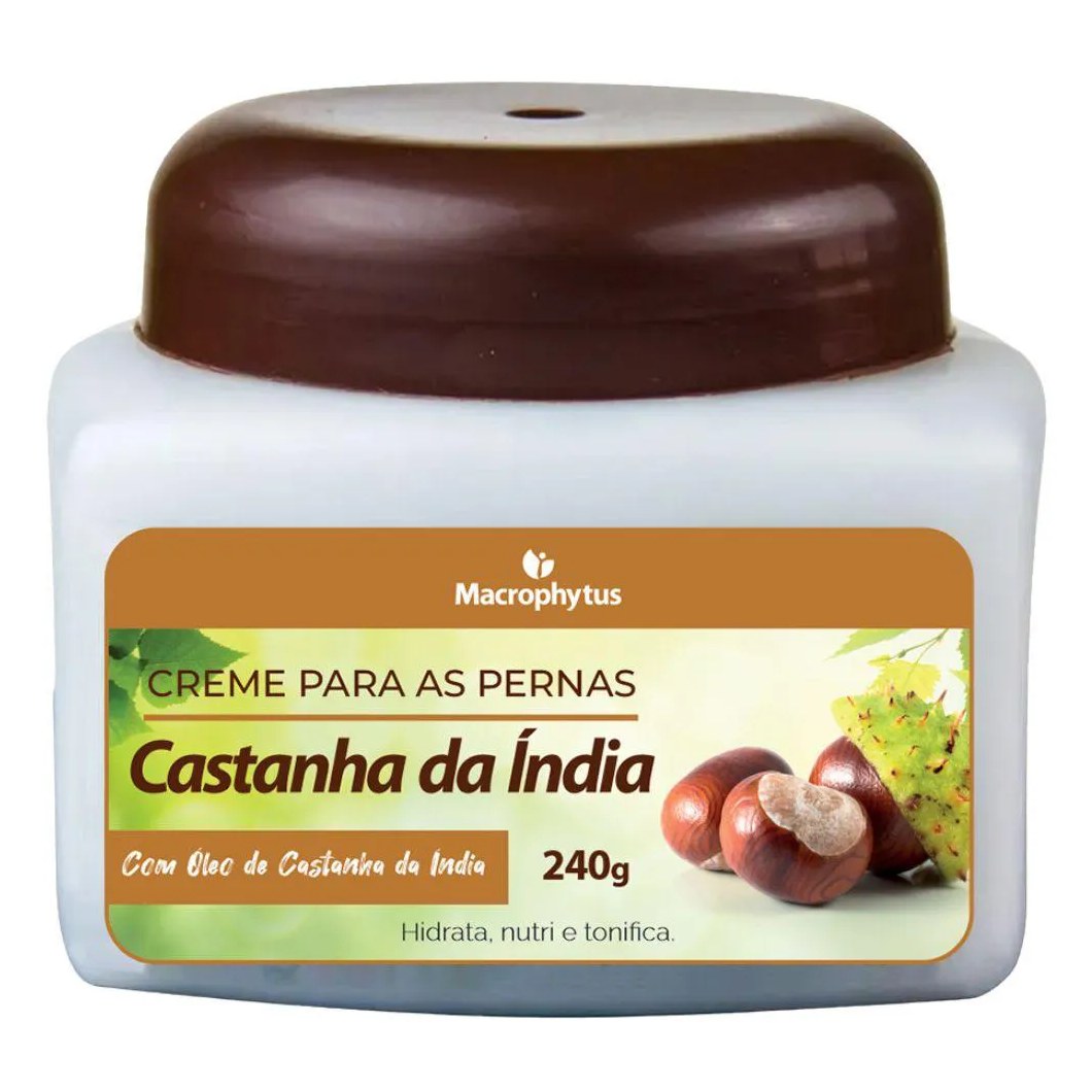 Creme para As Pernas Castanha da Índia 240gr - Macrophytus