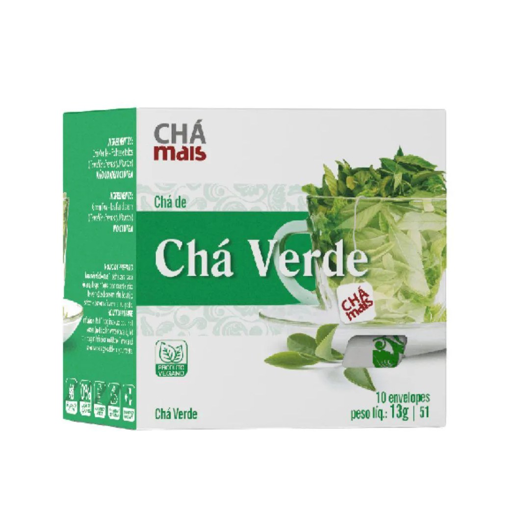 Chá Verde 10 Sachês - Chá Mais