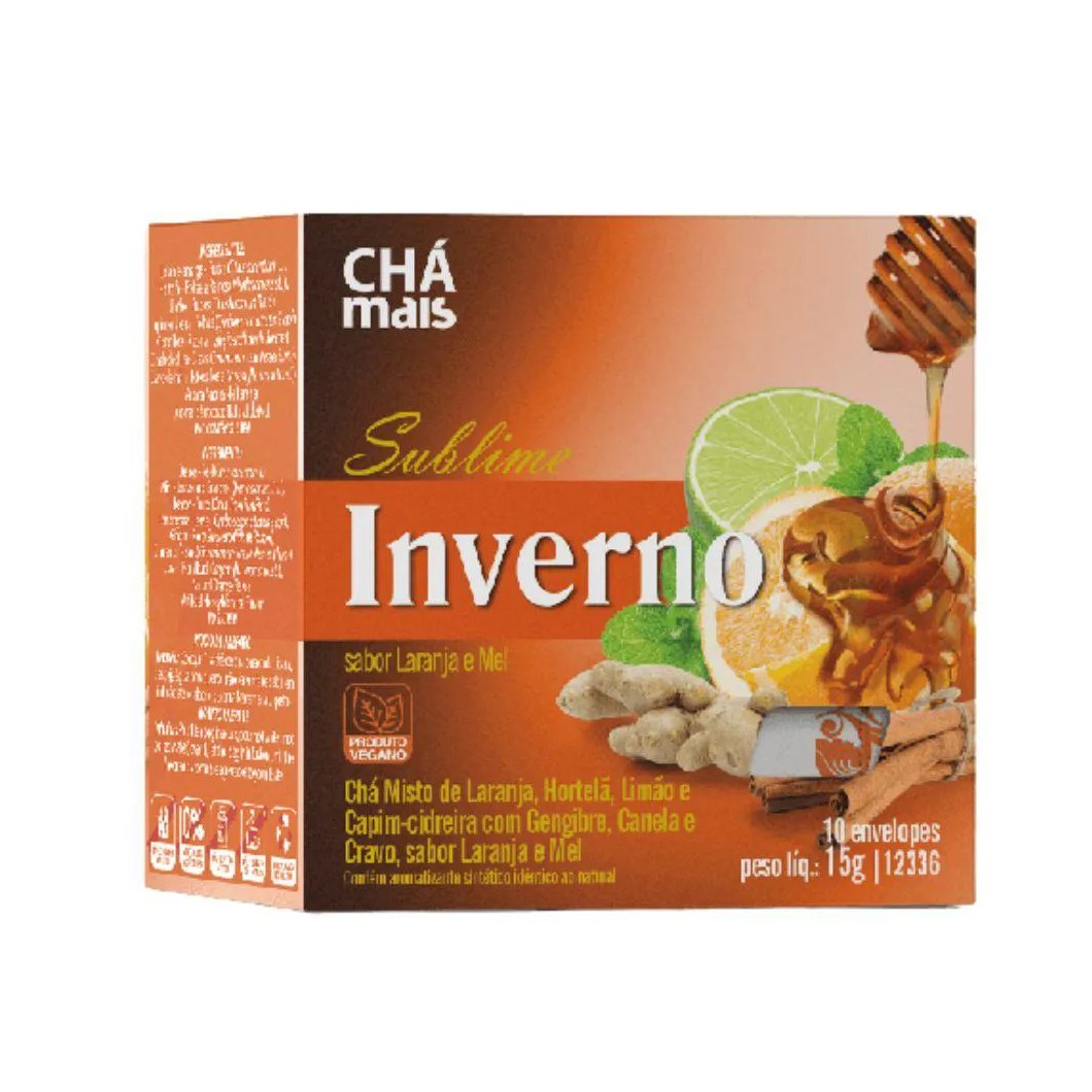 Chá Sublime Inverno 10 Sachês - Chá Mais