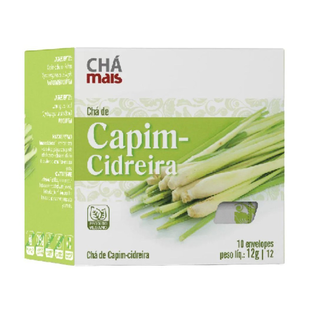 Chá de Capim-cidreira 10 Sachês - Chá Mais