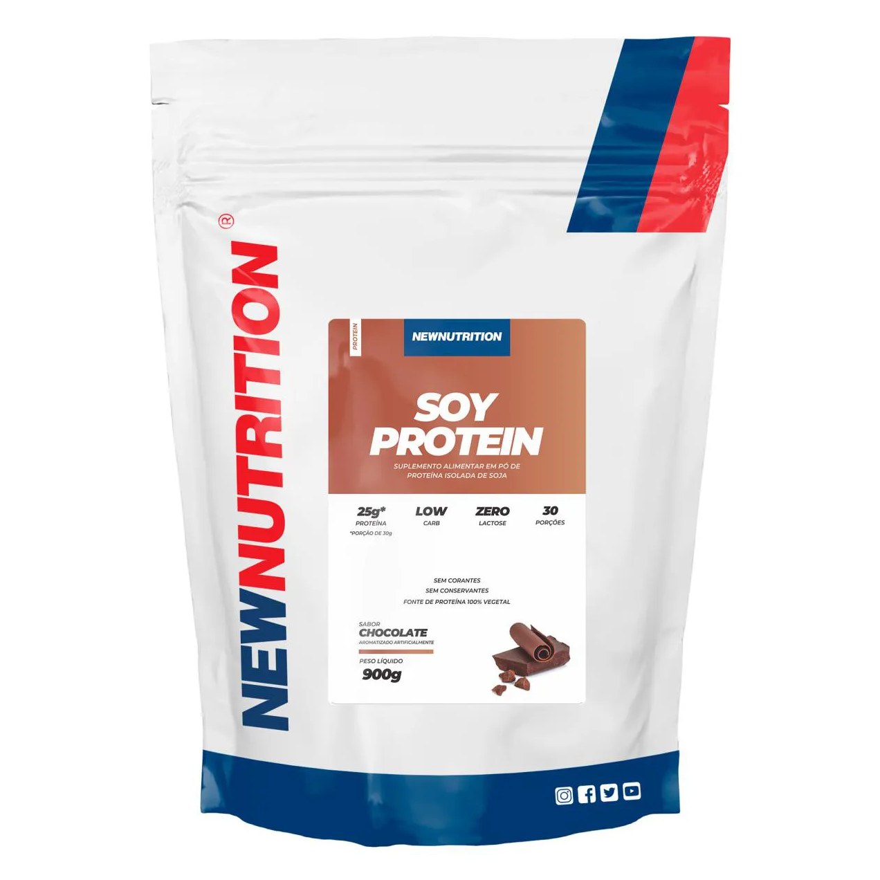 Soy Protein Newnutrition Chocolate 900g
