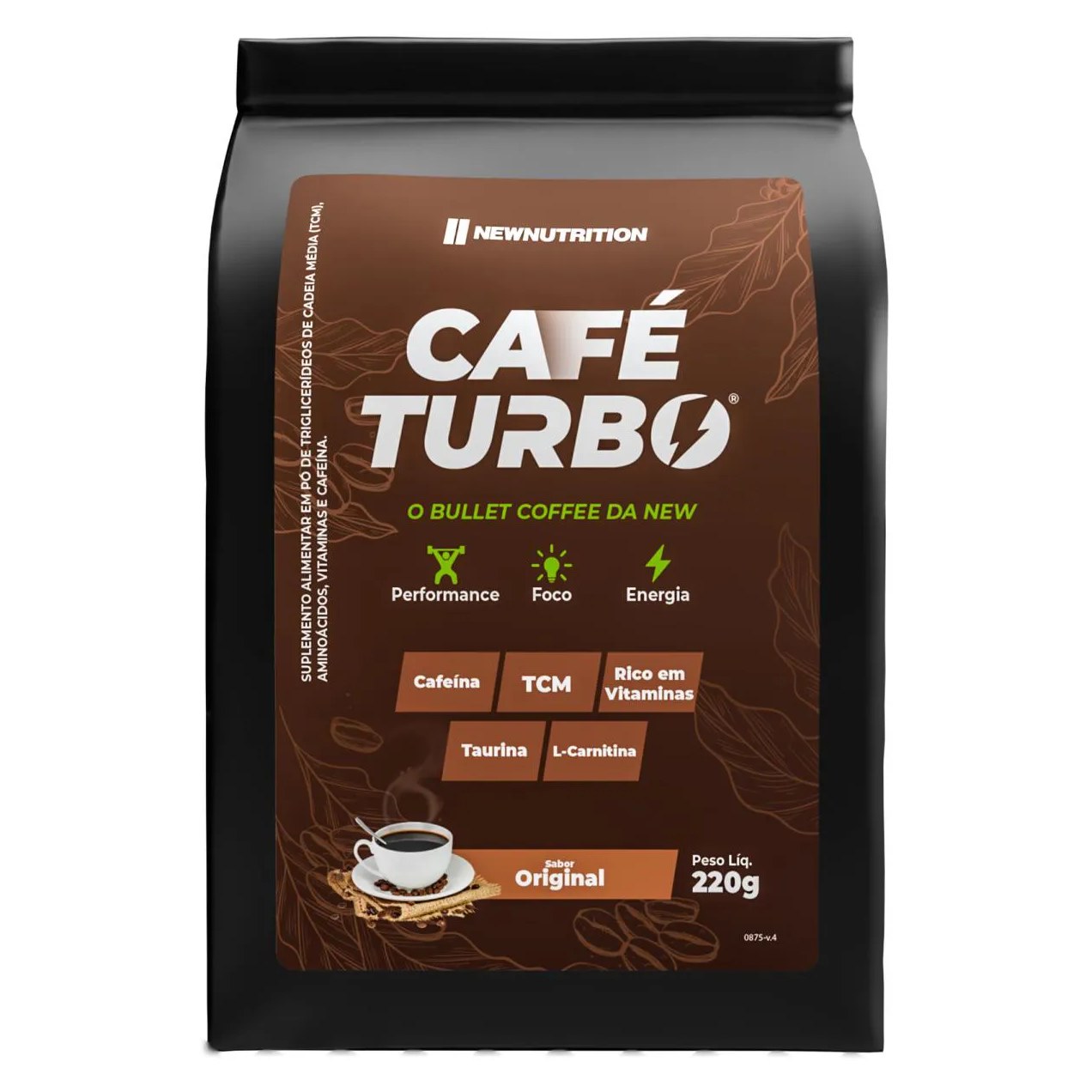 Cafe Turbo 220g Original - Refil Café