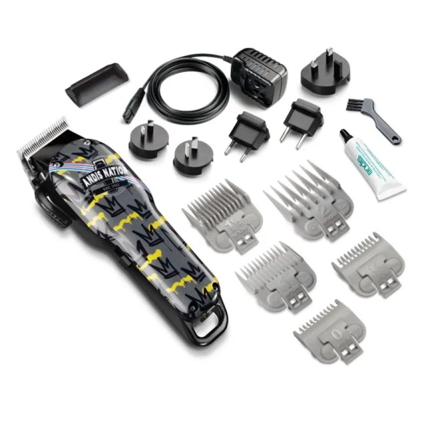 Máquina de Corte Andis Uspro Li Cordless Nation Ed Limited Bivolt