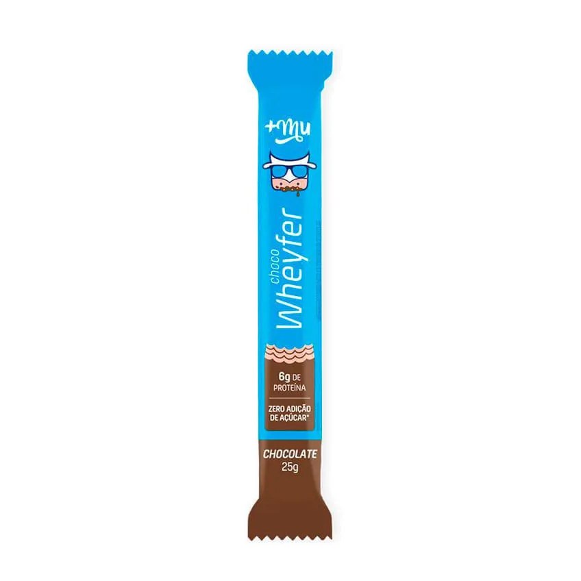 Barra de Proteína Choco Wheyfer Mais Mu Chocolate 25g