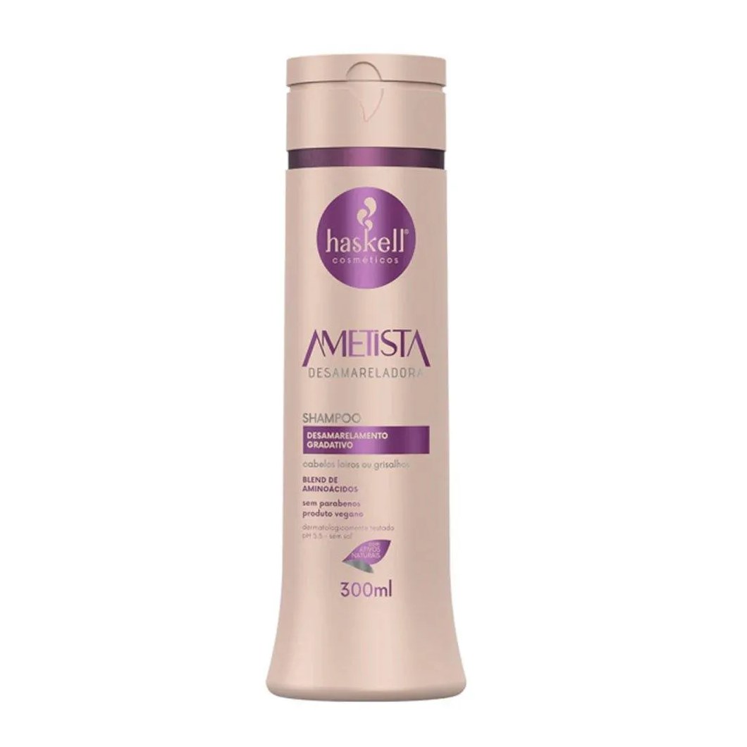 Shampoo Matizador Haskell Ametista Cabelos Loiros 300ml