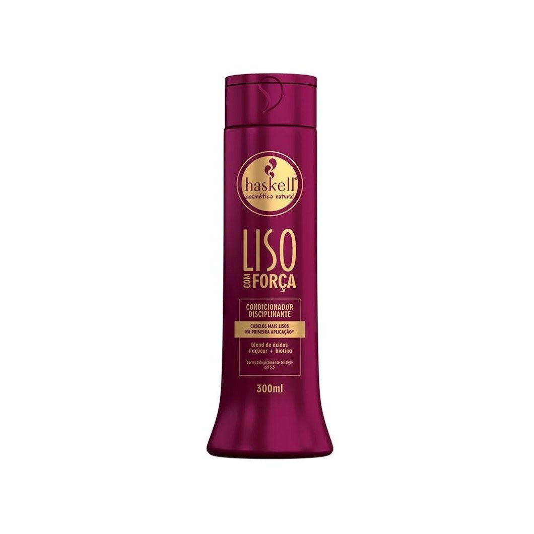 CONDICIONADOR HASKELL LISO COM FORçA - 300ML