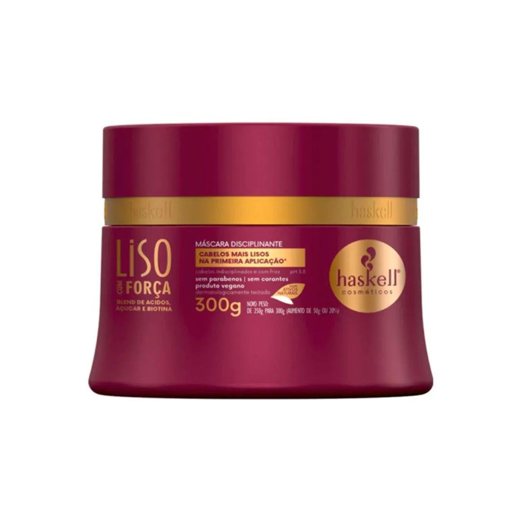 MáSCARA HASKELL LISO COM FORçA - 250G