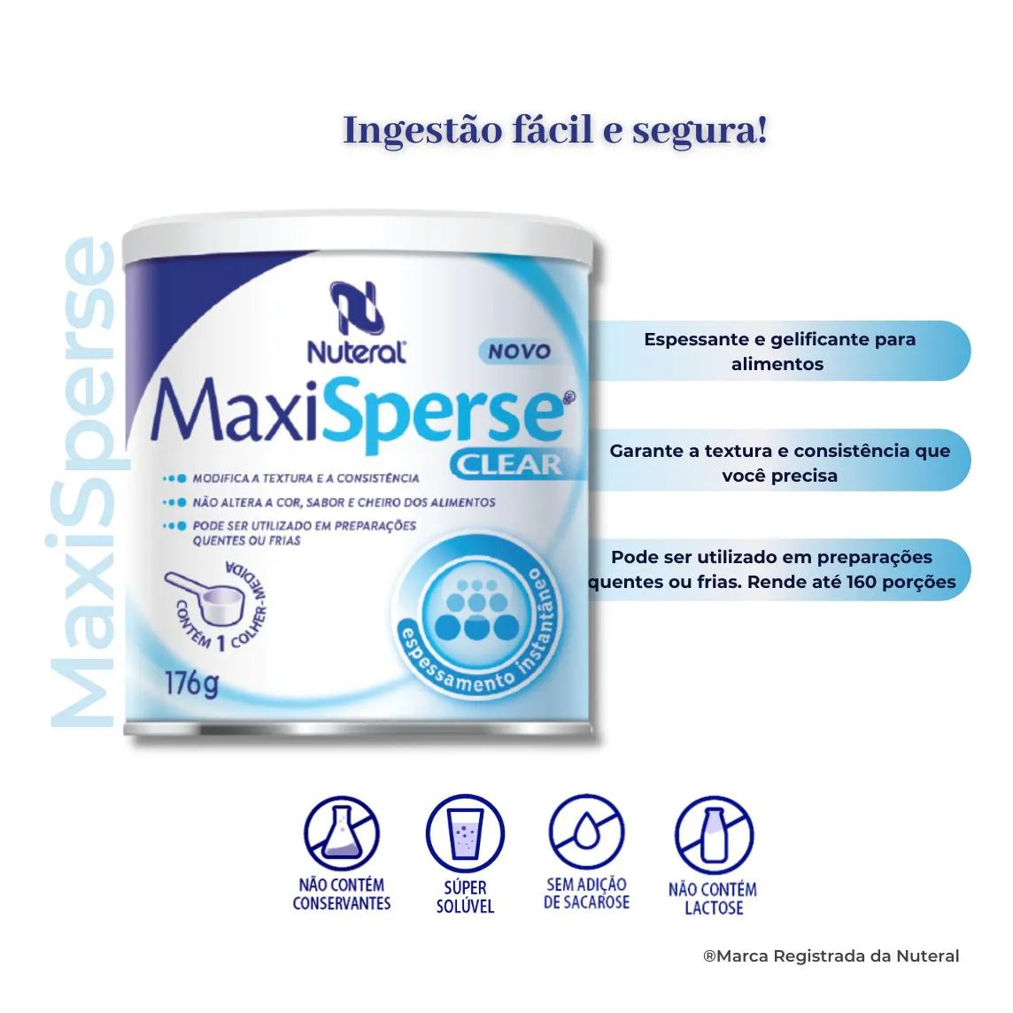 Maxisperse Clear Lata 176g