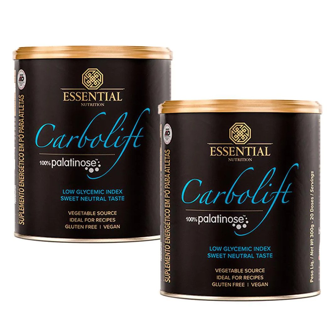 Kit 2x Carbolift 100% Palatinose - 300g Cada - Essential Nutrition