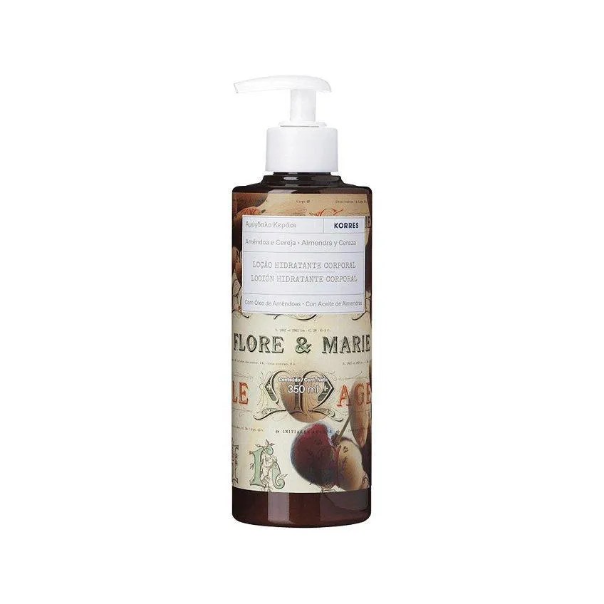 Korres Cereja e Amêndoa Creme Hidratante Corporal 350Ml