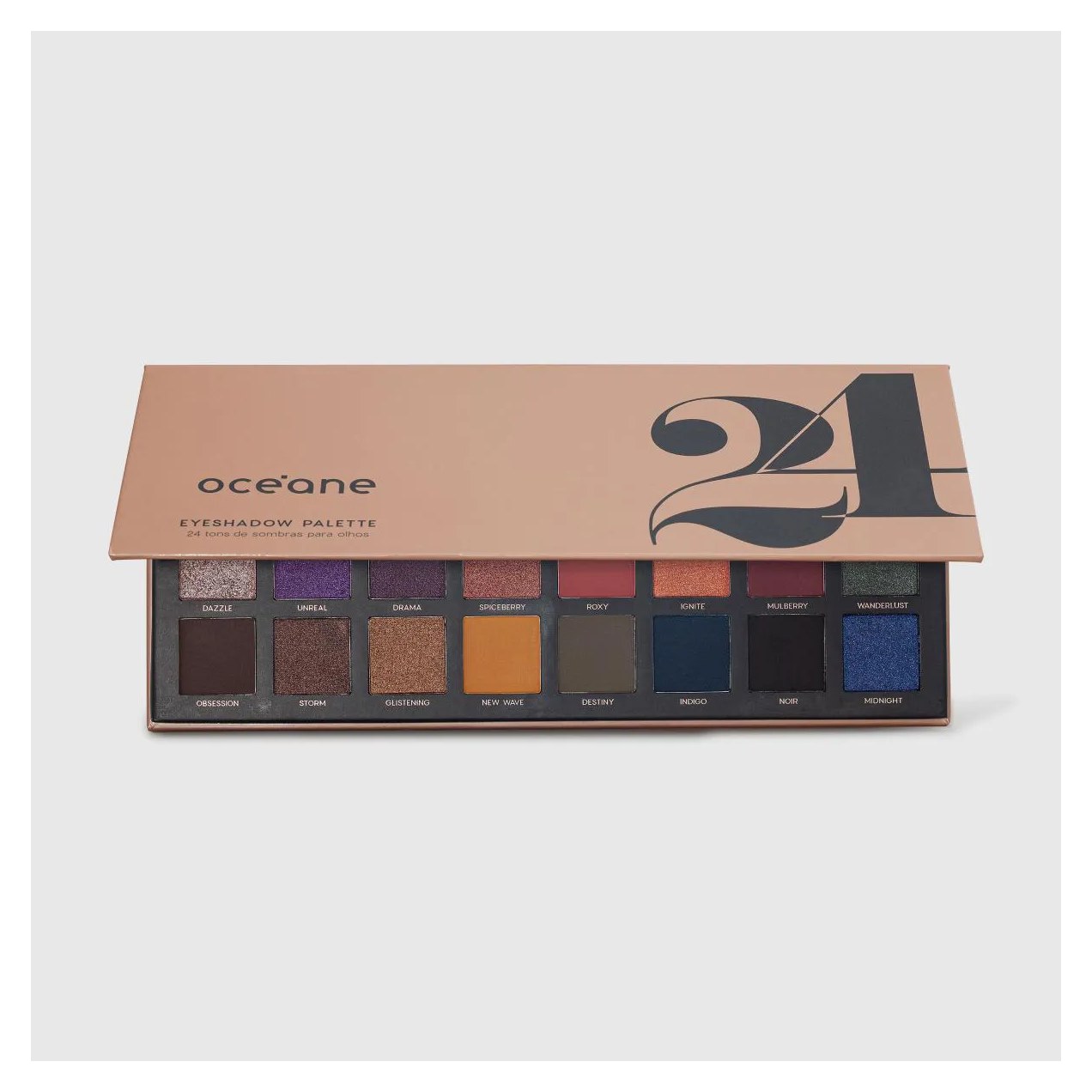 Paleta de Sombras 24.1 Océane 24 cores