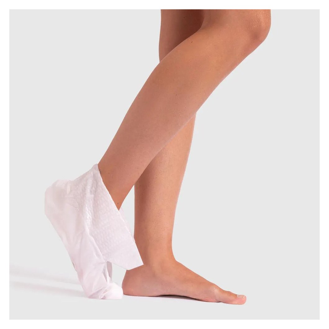 máscara esfoliante para pés com óleo de coco - foot peeling mask 1 par