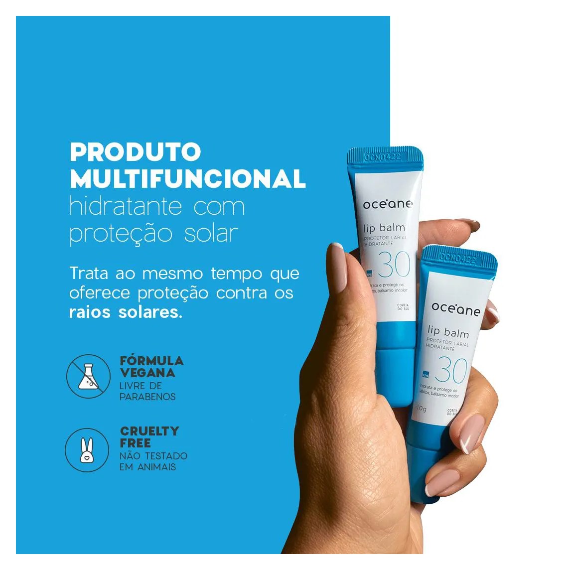 Protetor Labial Hidratante - Lip Balm Fps30 10G