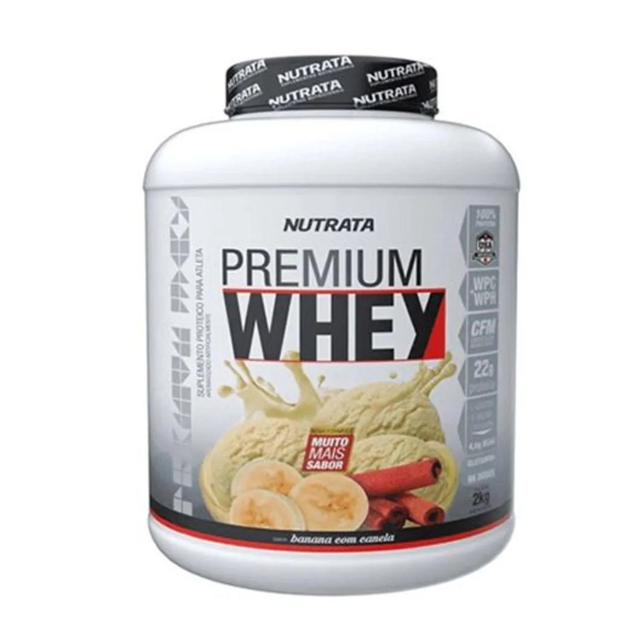 Premium Whey - 2000G Banana com Canela - Nutrata