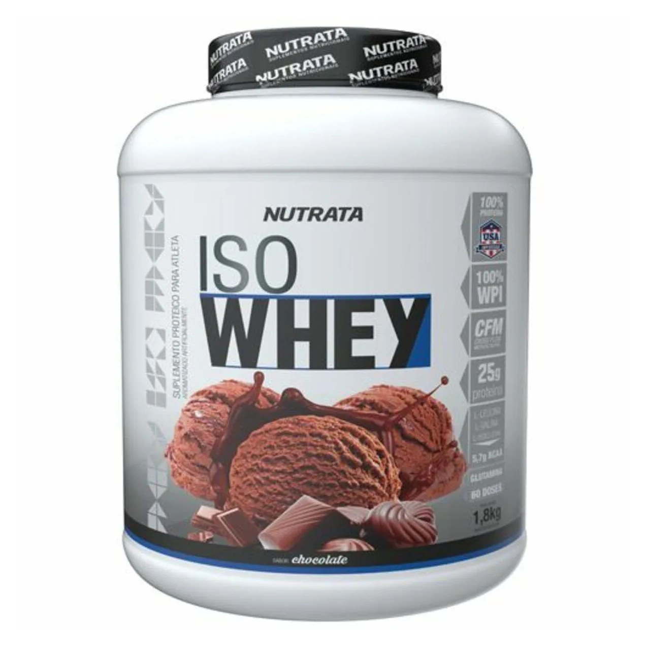 Iso Whey - 1800G Chocolate - Nutrata