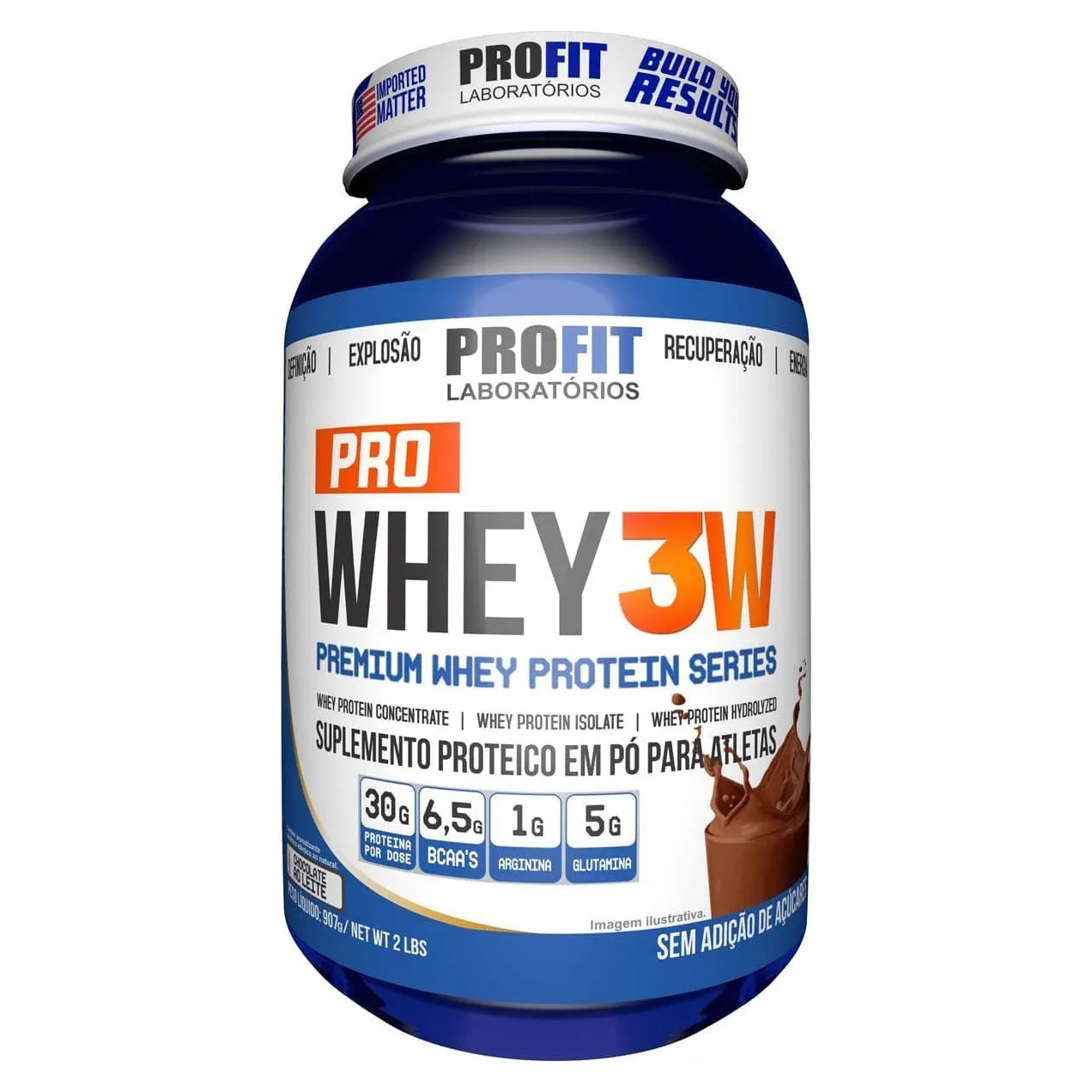Pro Whey 3W - 907G Chocolate - Profit