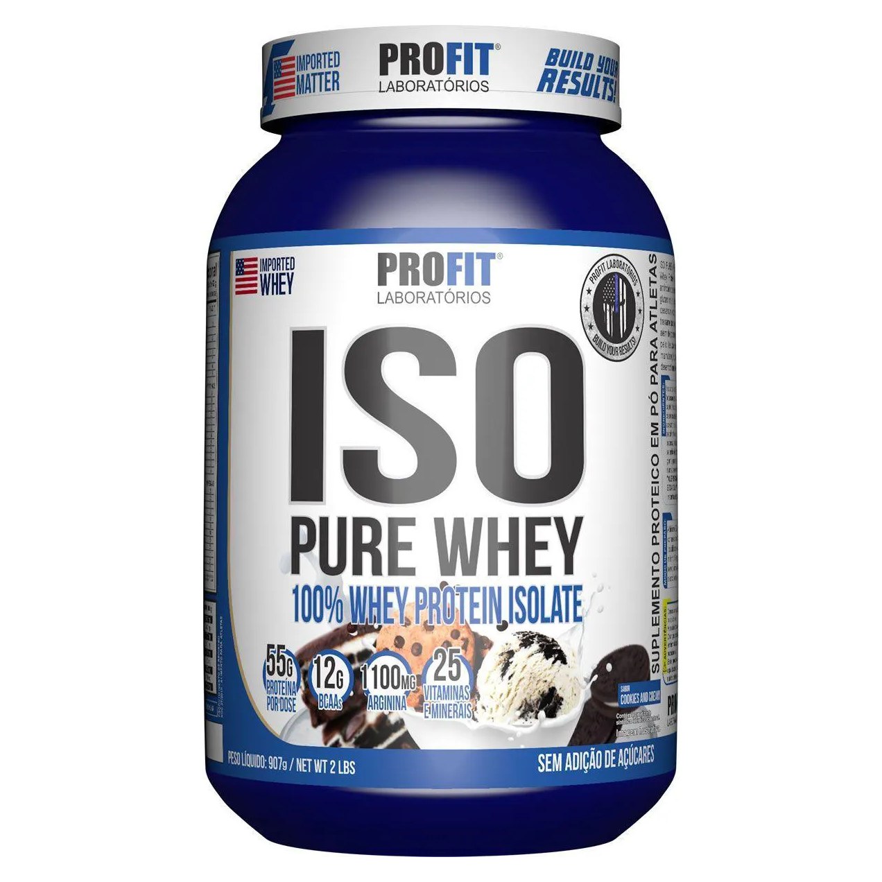ISO PURE WHEY - 907G COOKIES AND CREAM - PROFIT