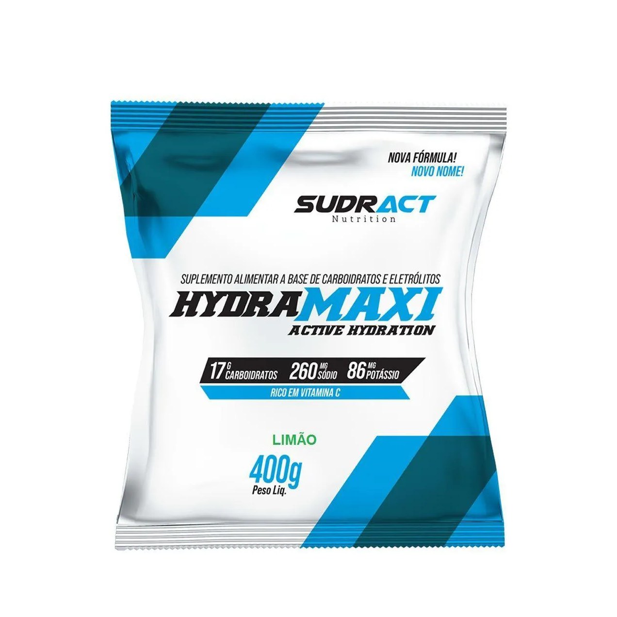 Hydramaxi Isotônico em Pó - 400G Refil Limão - Sudract Nutrition