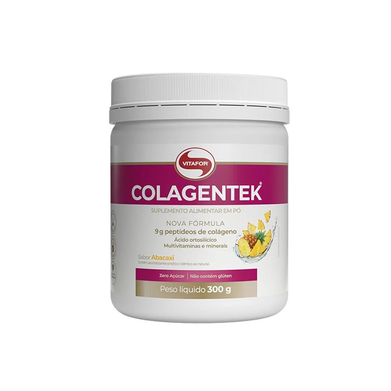 Colagentek - 300G Abacaxi - Vitafor