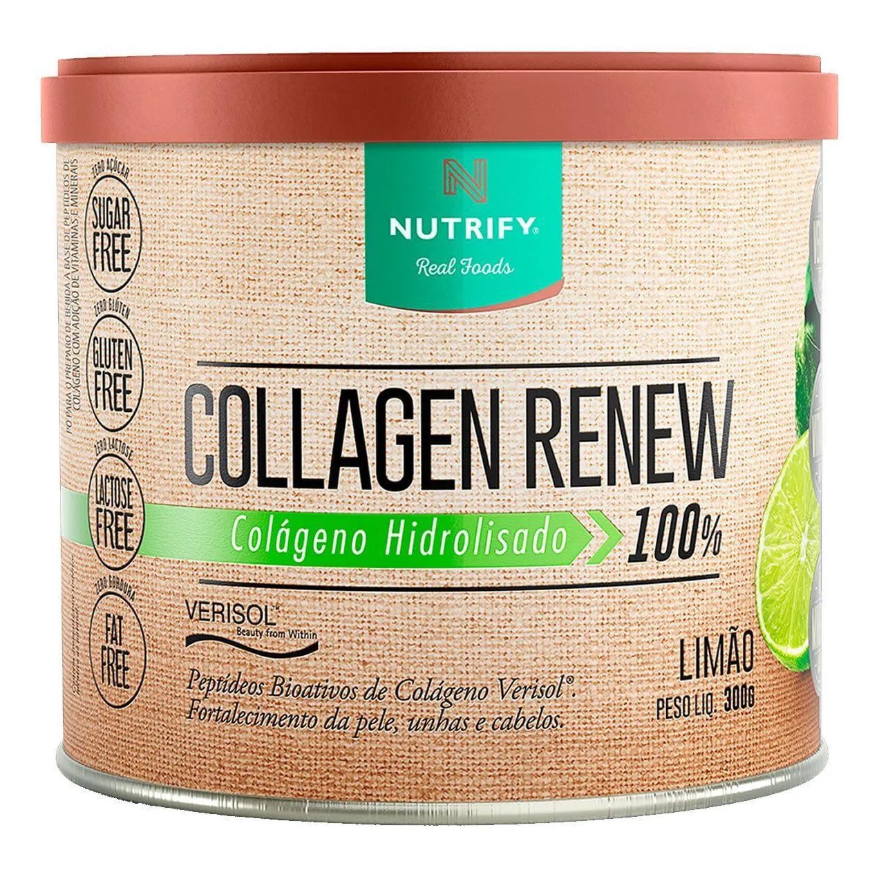Collagen Renew Verisol - 300G Limão - Nutrify