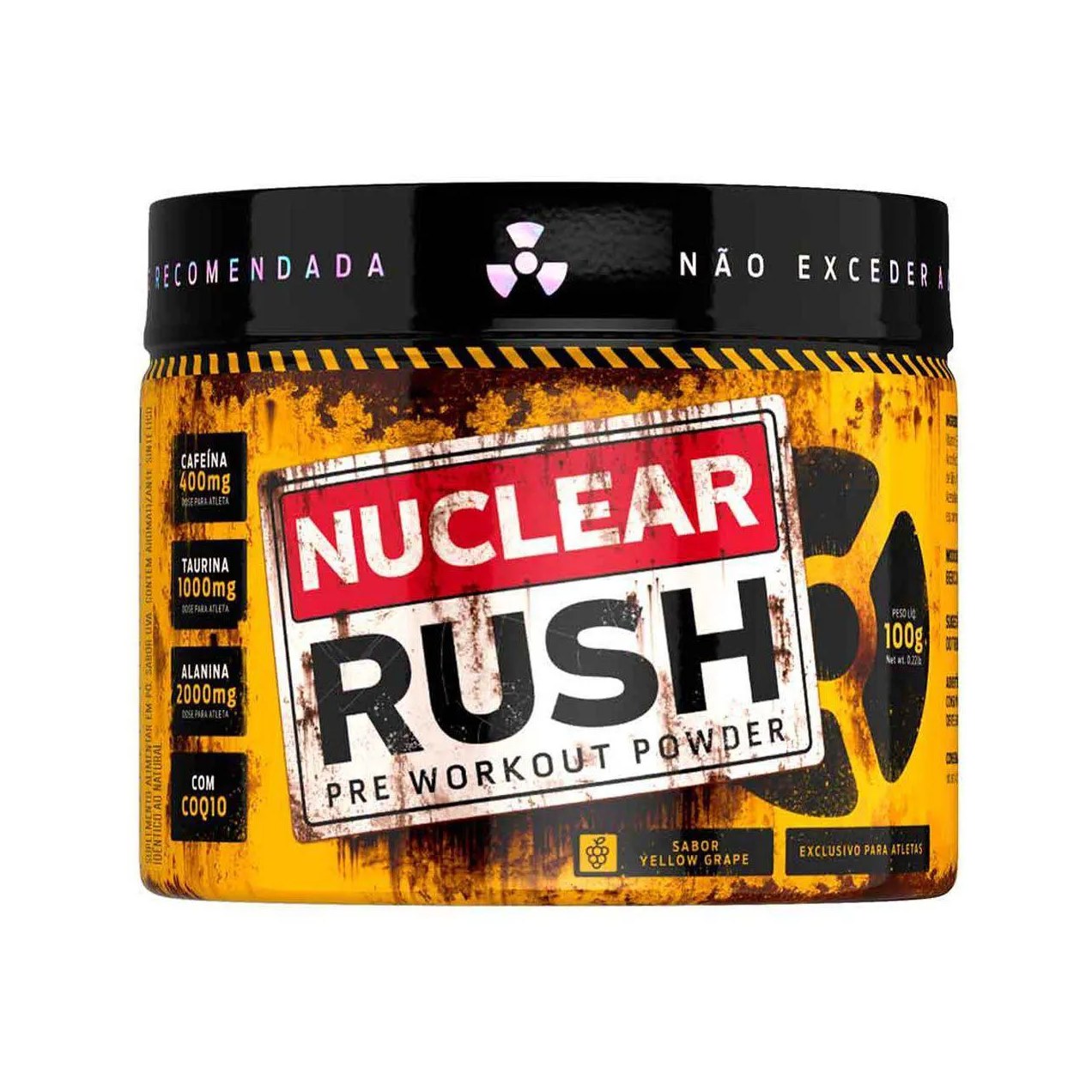 Pré-Treino Body Action Nuclear Rush Yellow Grape 100g