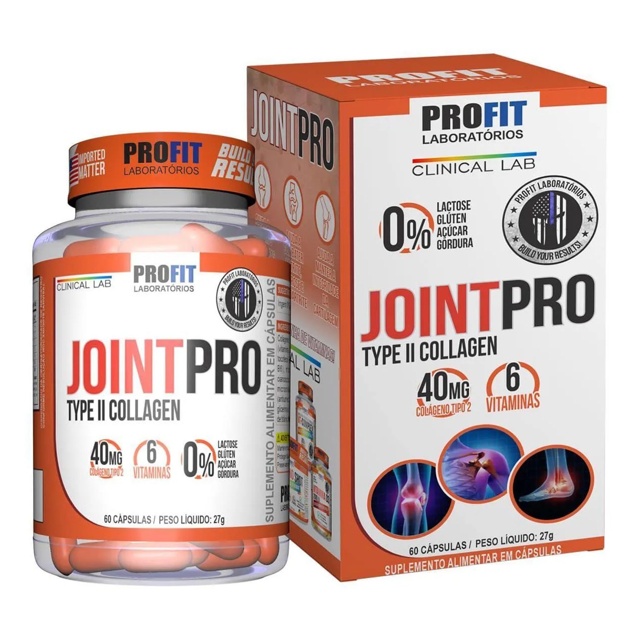 Joint Pro Type Ii Collagen - 60 Cápsulas - Profit