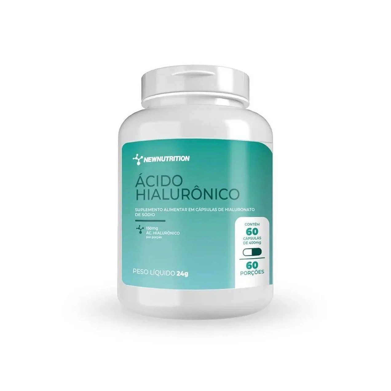 Ácido Hialurônico 150Mg - 60 Cápsulas - Newnutrition