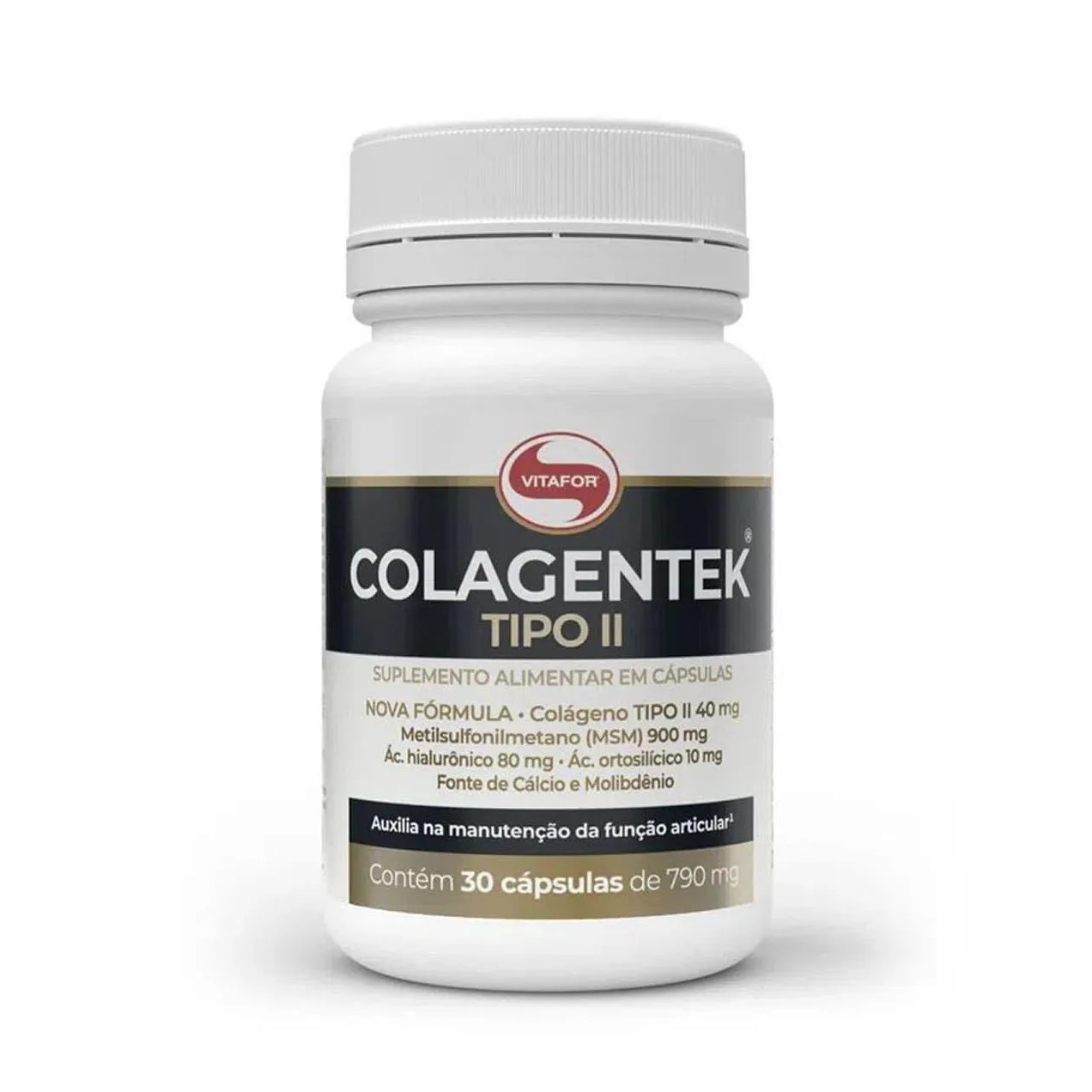 Colagentek Tipo Ii - 30 Cápsulas - Vitafor