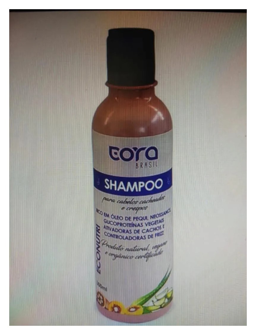 Shampoo Cabelos Cacheados Crespos 100% Vegano Orgânico Eora