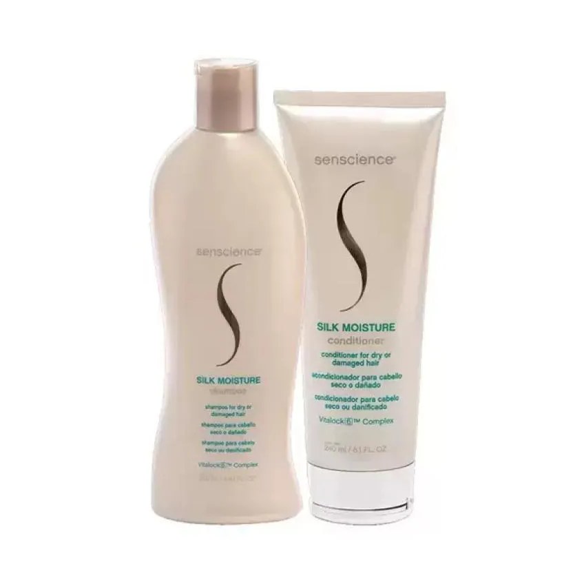 Senscience Kit Silk com 1 Shampoo Silk 280ml + 1 Conditioner Silk 240ml