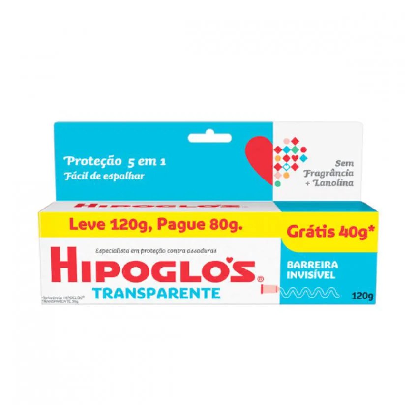 Creme para Assadura Hipoglós Transparente 120g