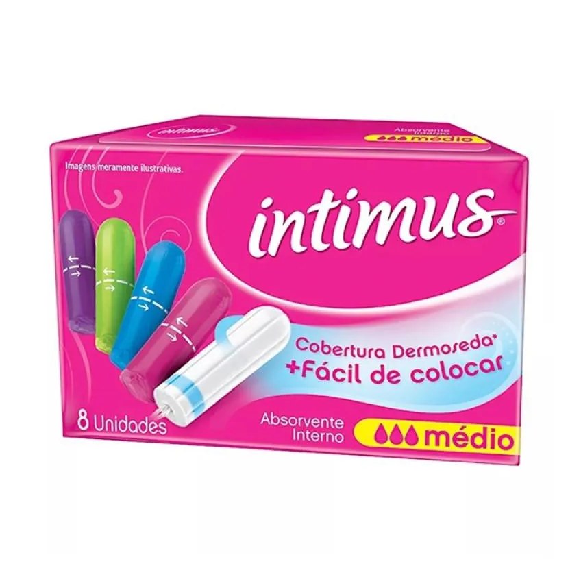 Abs.intimus Gel Interno Médio 8 unidades