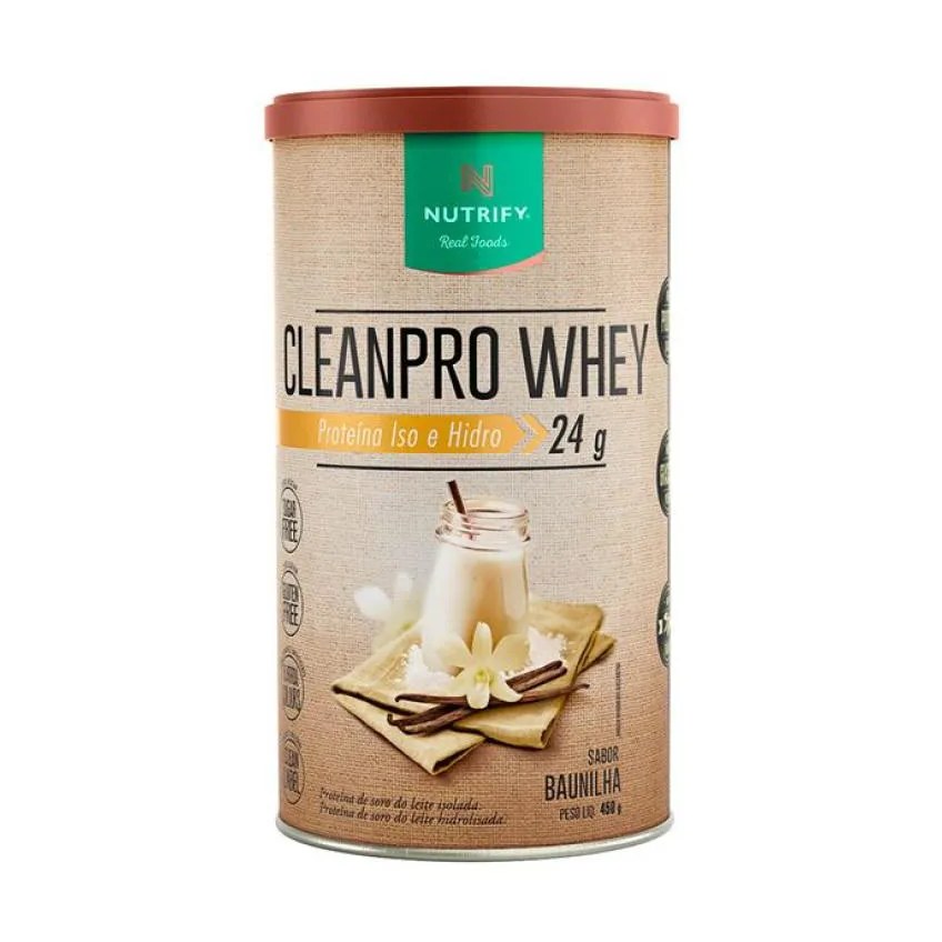 Cleanpro Whey (450g) - Sabor: Baunilha