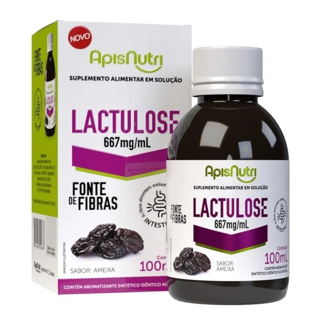Lactulose 667mg (100ml) - Sabor: Ameixa