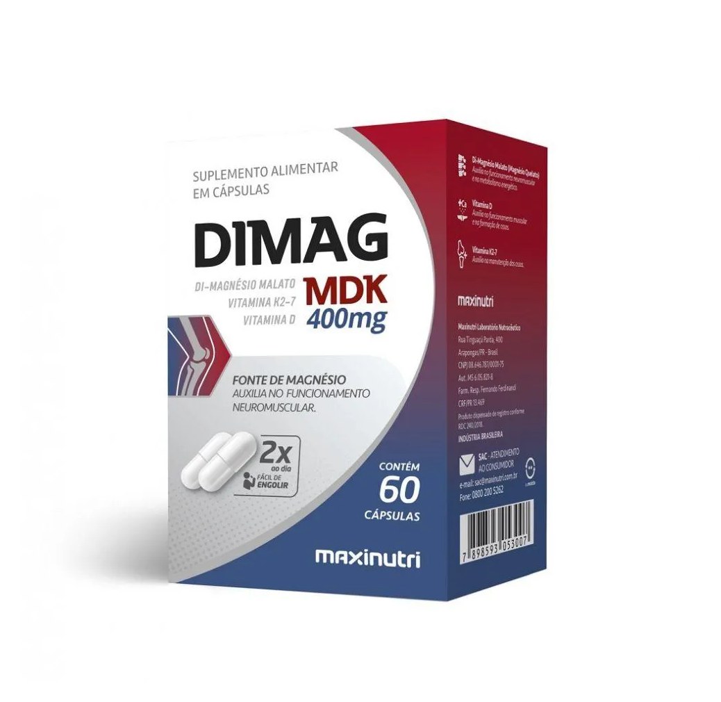 Dimag Mdk 400mg (60 Cápsulas) - Padrão: Único