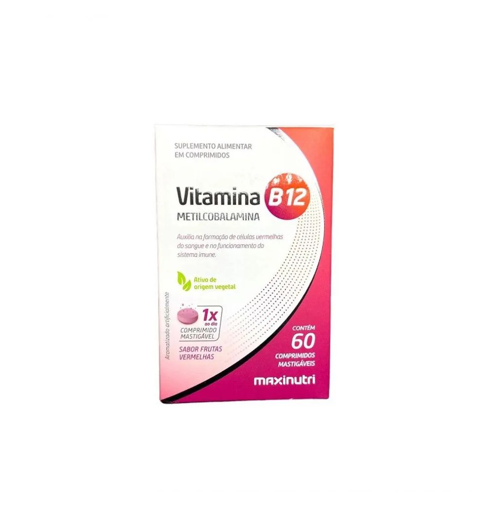 Vitamina B12 comprimidos Mastigáveis (60 Comp) - Padrão: Único
