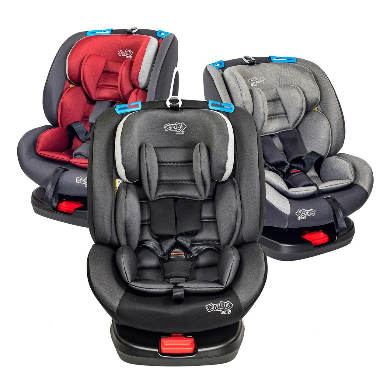 Cadeira de Carro Infantil Max360 Isofix 36Kgs Maxi Baby Vermelho