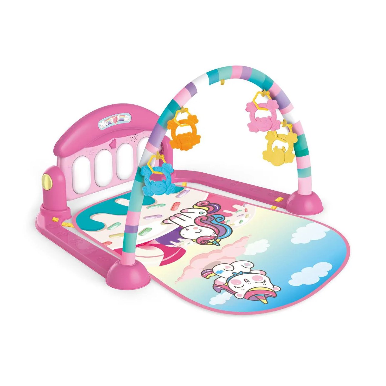 Tapete de Atividades Joy Arco-Íris Piano Musical Replay Kids