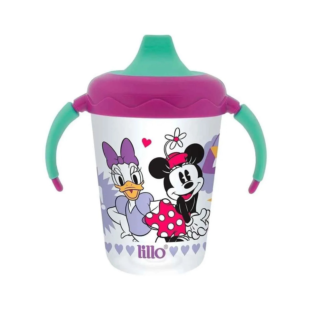 Copo de Treinamento Antivazamento Disney Lilás 207Ml Lillo