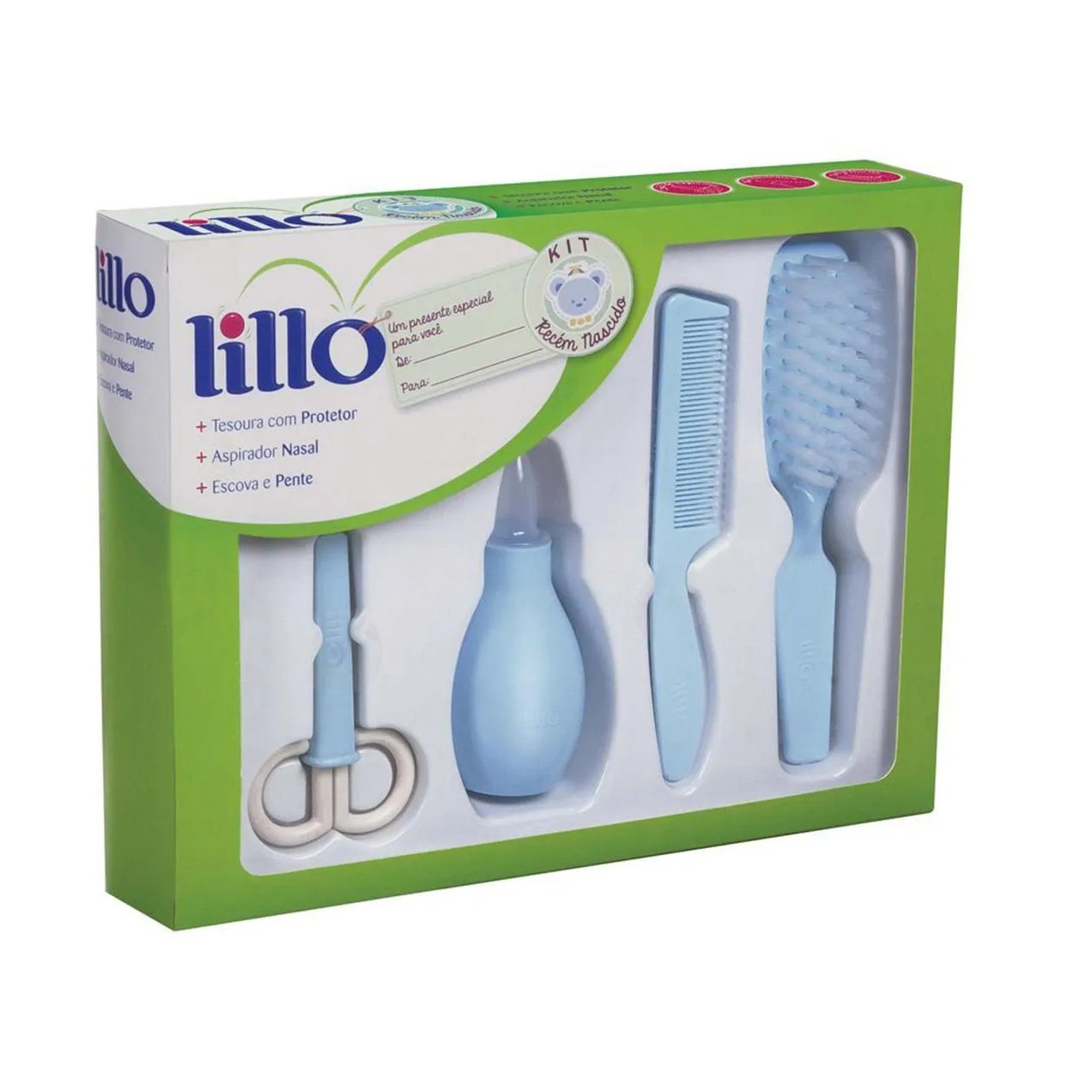 Kit de Higiene para Recém Nascido Azul - Lillo