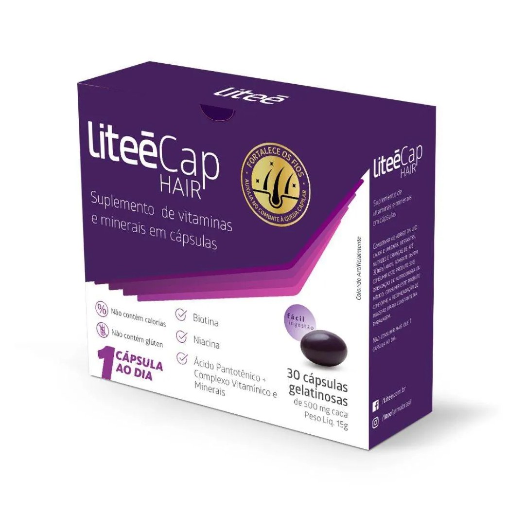 Liteécap Hair | 30 cápsulas Gelatinosas