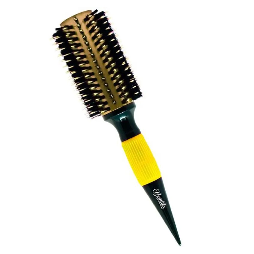 Escova de Cabelo Pop Color Bonitta Brilho Marco Boni 65mm Amarelo